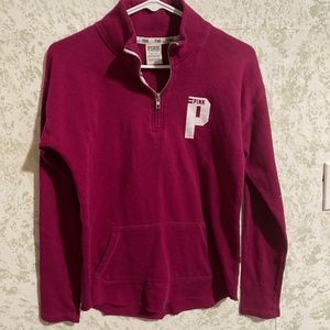 PINK by Victoria’s Secret XS Quarter Zip Pullover